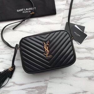 🔥YSL Black Lou Camera Bag